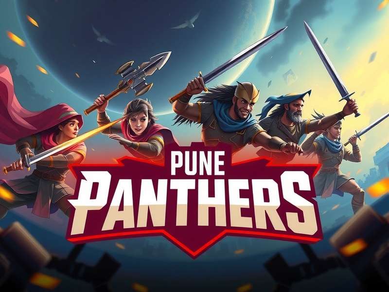 Pune Panthers Heroic Battle game cover showing warriors in battle